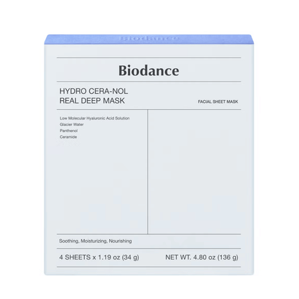 Biodance Hydro Cera-Nol Real Deep Mask 4x34g