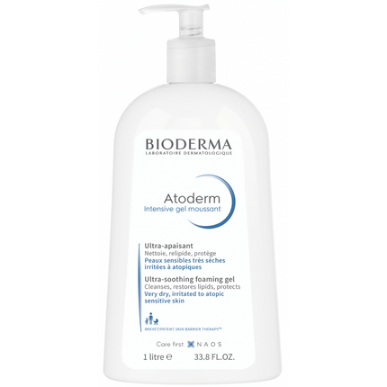 Bioderma ATODERM INTENSIVE GEL MOUSSANT / Foaming Gel (pump) 500ml
