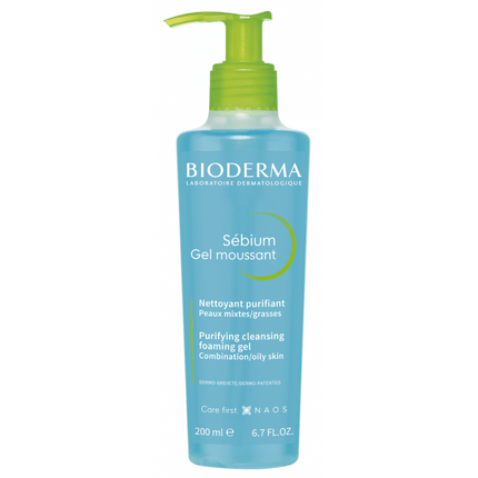 Bioderma SEBIUM GEL MOUSSANT / Foaming Gel (pump) - 200ml