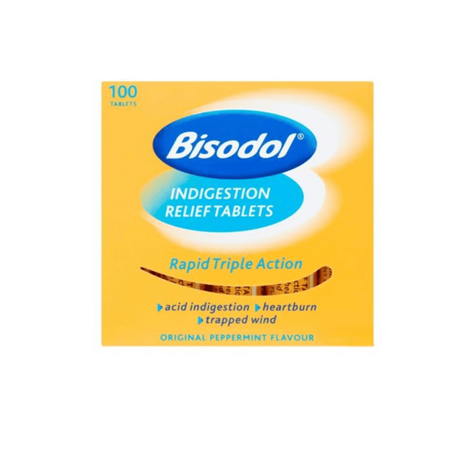 Bisodol Antacid Chewable Tablets 100's