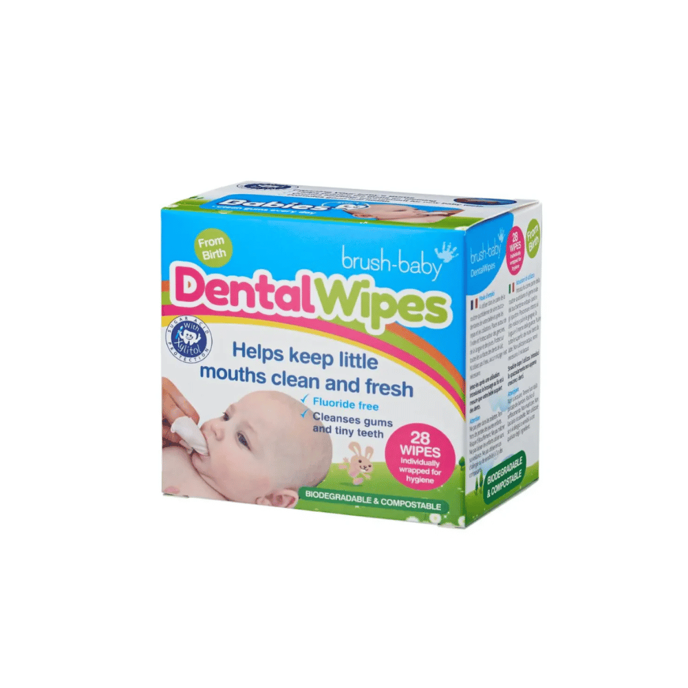 Brush-Baby - Baby Dental Wipes  - 28 pack (from birth)