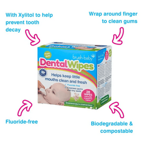 
                  
                    Load image into Gallery viewer, Brush-Baby - Baby Dental Wipes  - 28 pack (from birth)
                  
                