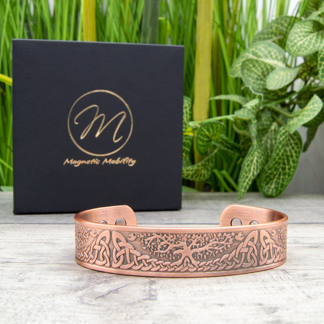 Tree of Life Copper Bracelet by Magnetic Mobility - product image 3