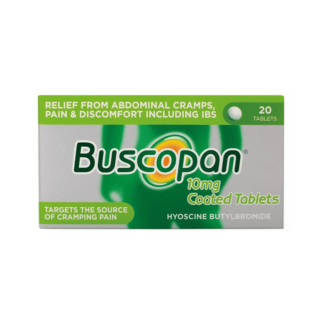 Buscopan 10mg 20 Tablets