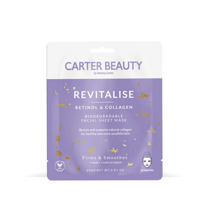 
                  
                    Load image into Gallery viewer, Carter Beauty Revitalise Retinol &amp;amp; Collagen Sheet Mask
                  
                