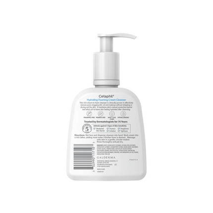 Cetaphil Hydrating Foaming Cream Cleanser 236ml