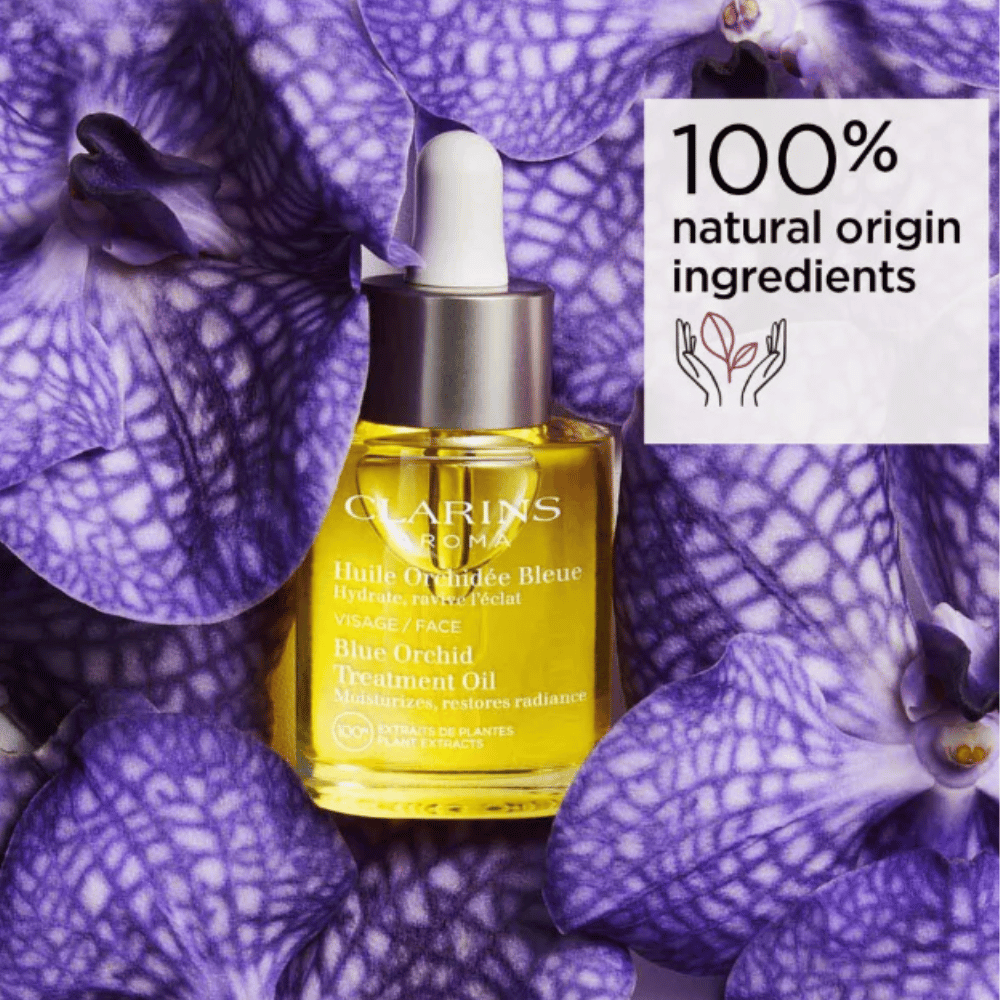 
                  
                    Load image into Gallery viewer, Clarins Blue Orchid Face Treatment Oil 30ml
                  
                