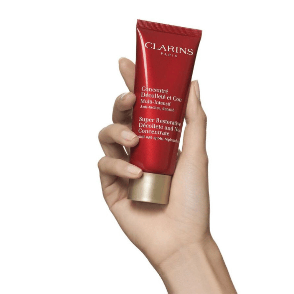 
                  
                    Load image into Gallery viewer, Clarins Super Restorative Neck &amp;amp; Decollete Concentrate 75ml
                  
                