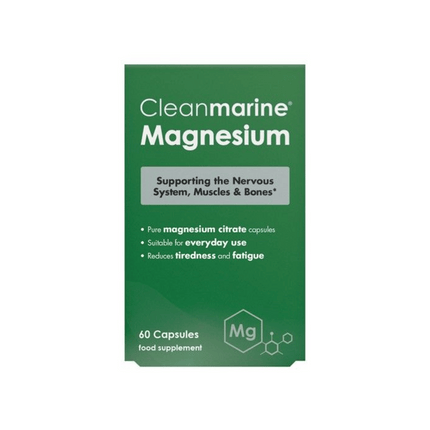 Cleanmarine Magnesium 200mg Caps 60s