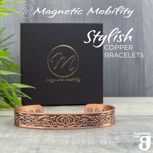 
                  
                    Load image into Gallery viewer, Copper Bracelet: Clover | Magnetic Mobility
                  
                