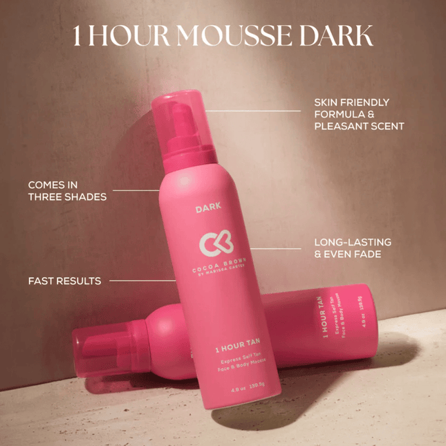 Cocoa Brown by Marissa Carter 1 HOUR TAN - Self Tan Mousse in Dark
