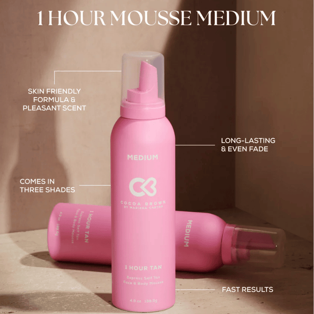 Cocoa Brown by Marissa Carter 1 HOUR TAN - Self Tan Mousse in Medium