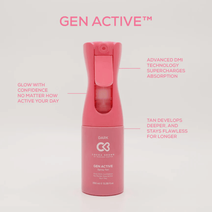 Cocoa Brown GEN ACTIVE Spray Tan - Dark