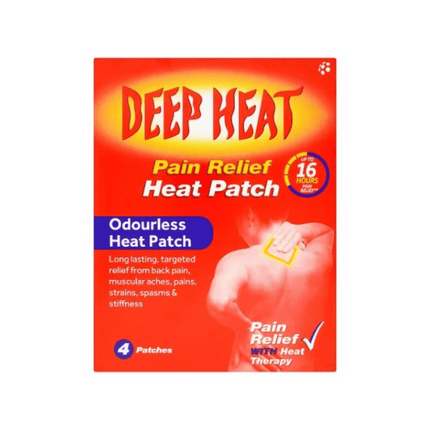 Deep Heat Patches-4 pack