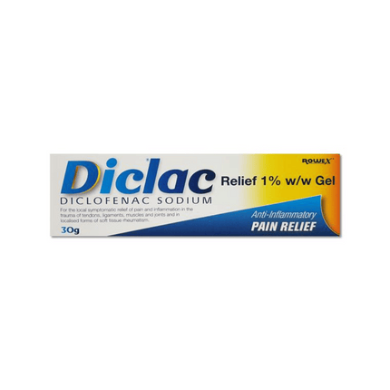 Diclac Relief Diclofenac 1% Pain Relief Gel 30g