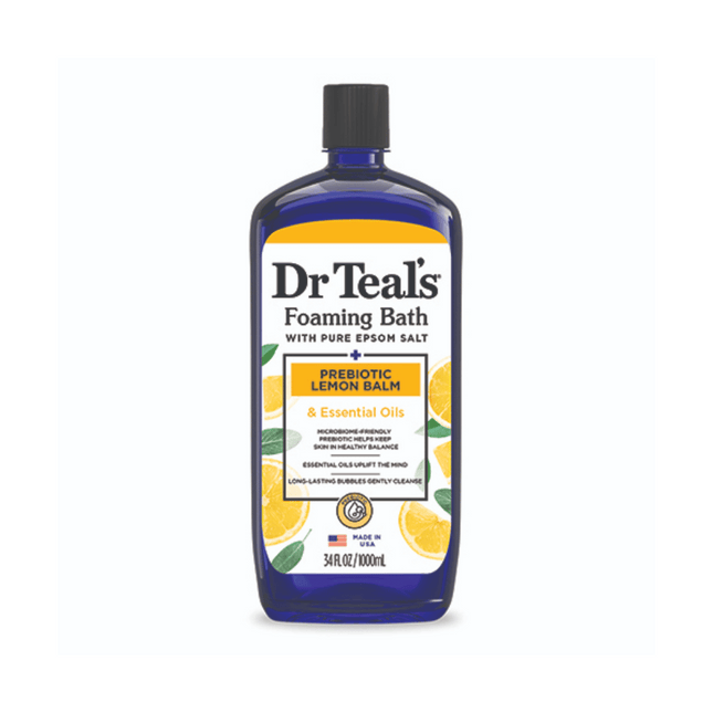 Dr Teals Prebiotic Lemon Balm Foaming Bath 1000ml