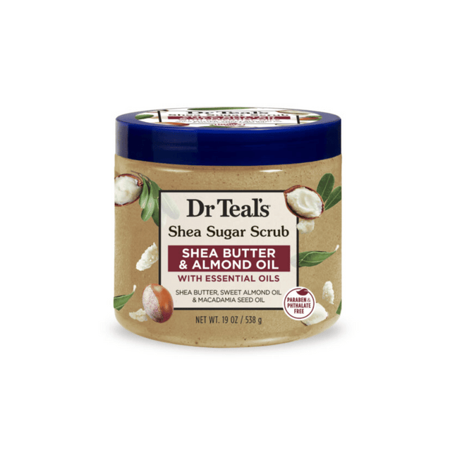 Dr Teals Shea Butter & Almond Oil Body Sugar Scrub 538g