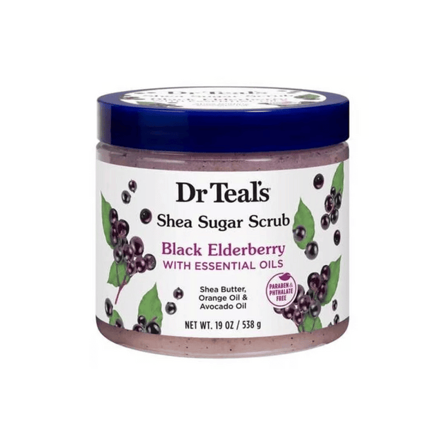 Dr Teal's Black Elderberry Body Sugar Scrub 538g