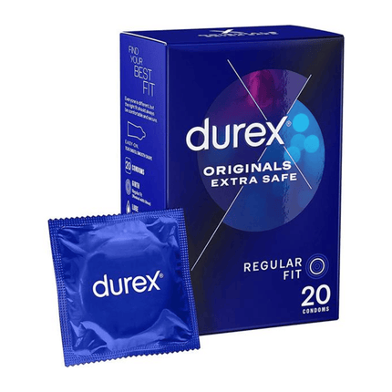 Durex Originals Extra Safe Condoms - Regular Fit 20's