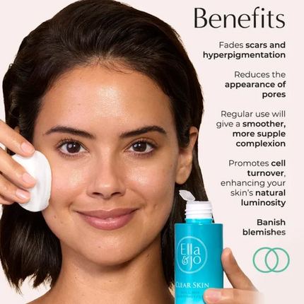 Ella & Jo Clear Skin - AHA & BHA Clarifying Liquid