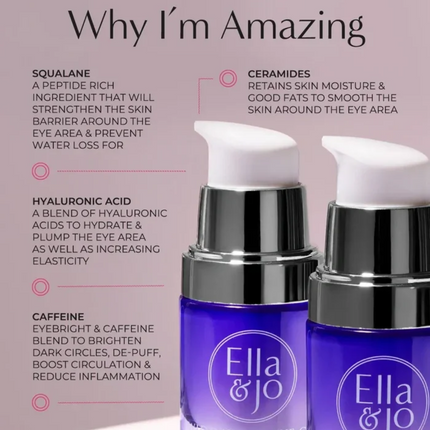 Ella & Jo Wide Awake Eye Gel 20ml
