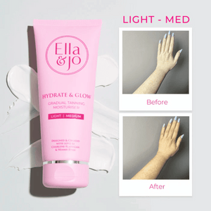 
                  
                    Load image into Gallery viewer, Ella and Jo Hydrate &amp;amp; Glow Gradual Moisturiser / Light-Medium 200ml
                  
                