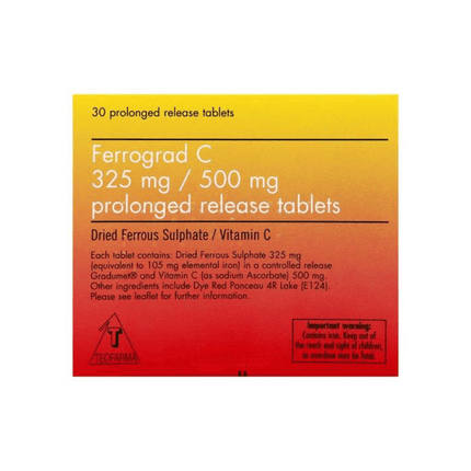 Ferrograd C Prolonged Release - 30 Tablets