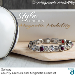 
                  
                    Load image into Gallery viewer, 4in1 Magnetic Bracelet: County Colours | Magnetic Mobility
                  
                