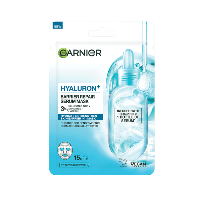 Garnier Hyaluron+ Barrier Repair Serum Mask
