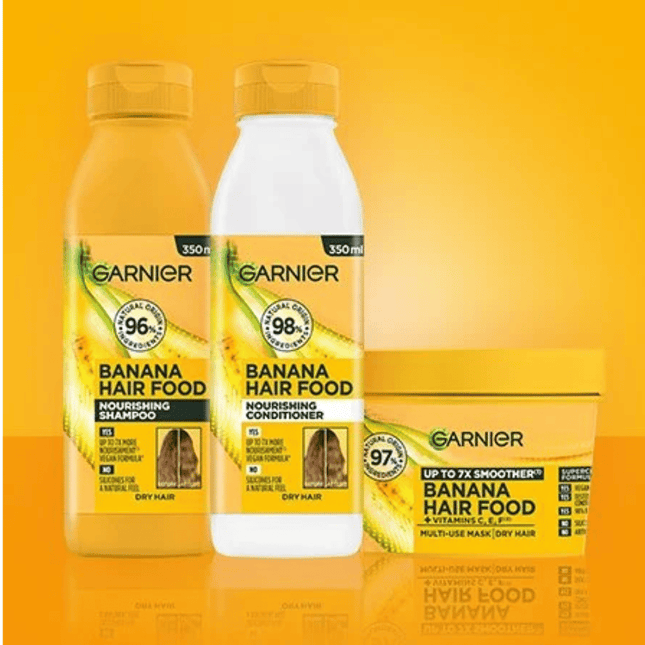 Garnier Ultimate Blends  Banana Hair Food Bundle