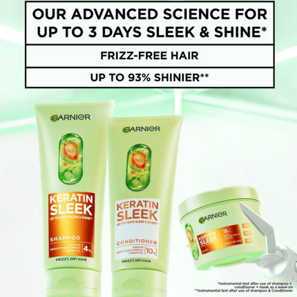 Garnier Keratin Sleek Hair Mask 370ml