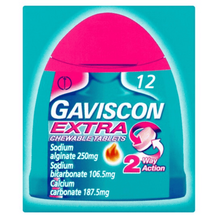 Gaviscon Extra Peppermint Handy Pack 12's