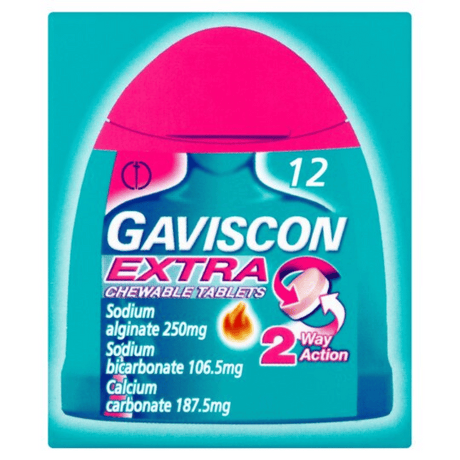 Gaviscon Extra Peppermint Handy Pack 12's