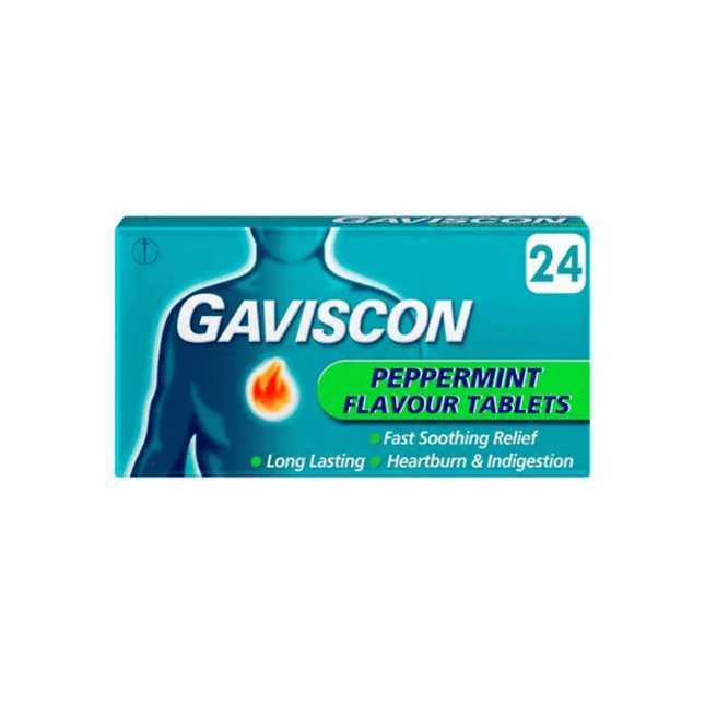 Gaviscon Peppermint Tablets 24's