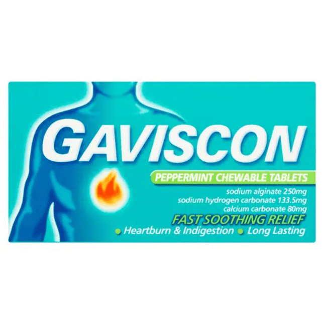 Gaviscon Peppermint Tablets 48's