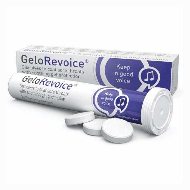 GeloRevoice Throat Lozenges - Blackcurrant