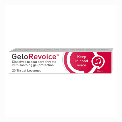 GeloRevoice Throat Lozenges - Cherry
