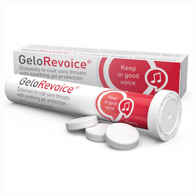 GeloRevoice Throat Lozenges - Cherry