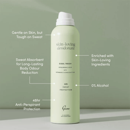 Gem Skin Loving Deodorant Spray Cool Fresh 200ml