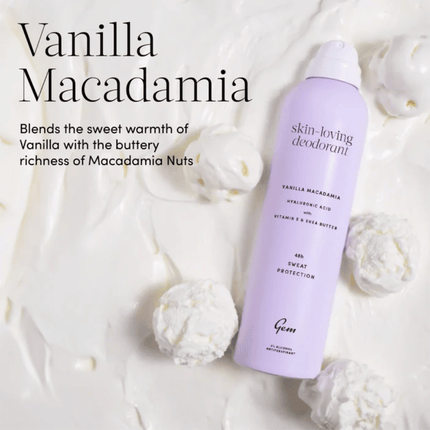 Gem Skin Loving Deodorant Spray Vanilla Macadamia 200ml