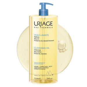 
                  
                    Load image into Gallery viewer, Uriage Cleansing Soothing Oil For Shower &amp;amp; Bath 1L
                  
                