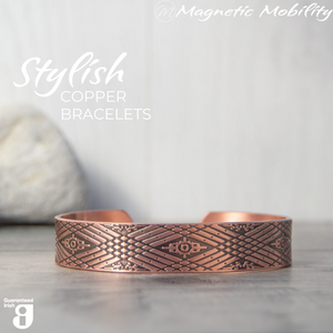 
                  
                    Load image into Gallery viewer, Copper Bracelet: Hawthorn  | Magnetic Mobility
                  
                