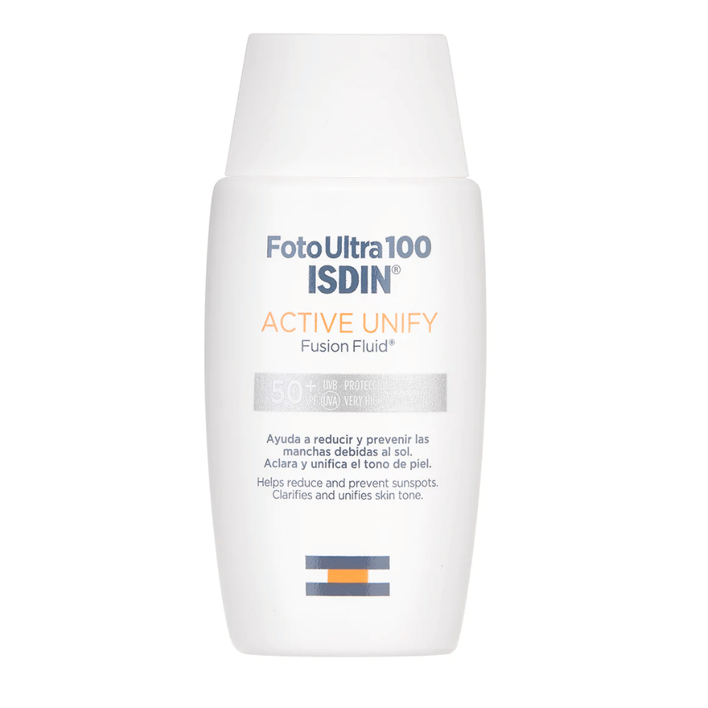 
                  
                    Load image into Gallery viewer, ISDIN Foto Ultra 100 Active Unify Fusion Fluid SPF50+ 50ml Cosmetics Online
                  
                