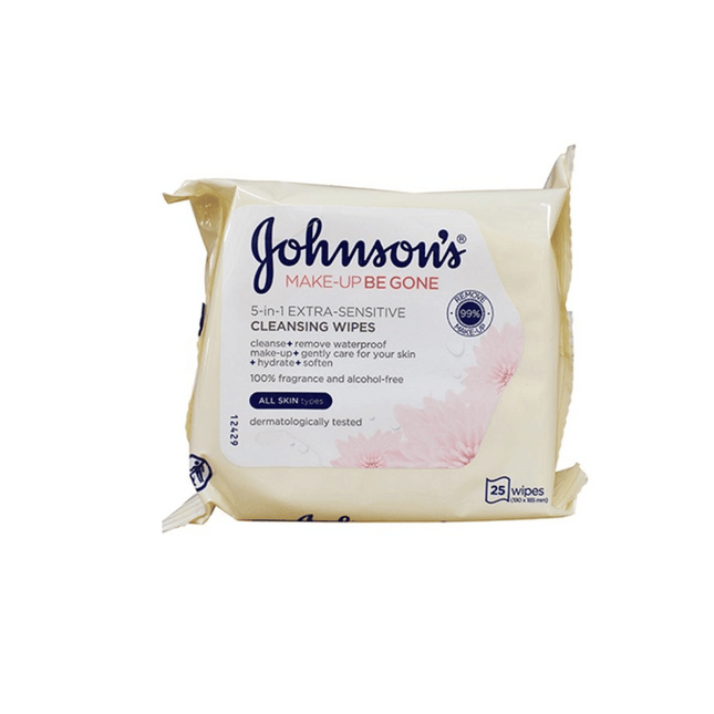 Johnsons 5in1 Extra Sensitive Cleansing Wipes - All Skin Types