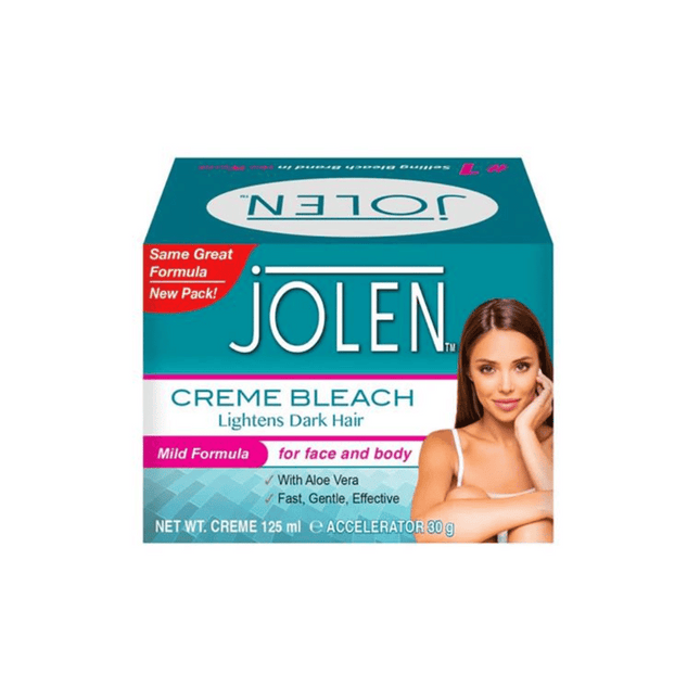 Jolen Creme Bleach For Face and Body - Mild Formula 125ml