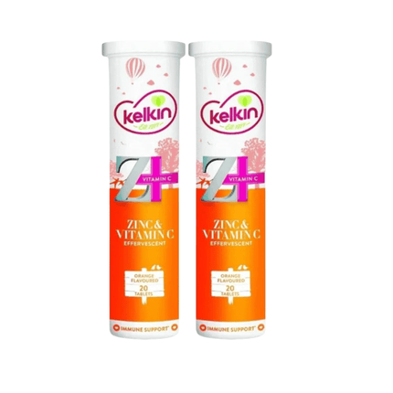 OFFER 2 for €10 Kelkin Zinc and Vitamin C Effervescent Tablets