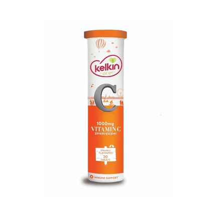 Kelkin 1000mg Vitamin C Effervescent Tablets 20's
