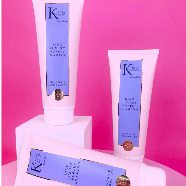 King Hair & Beauty King Luxury Purple Shampoo-