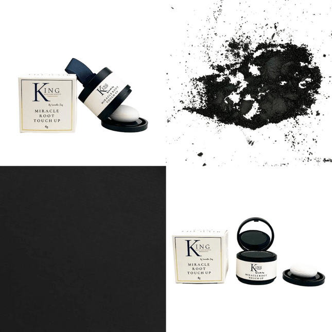 King Hair & Beauty Miracle Root Touch Up - Black