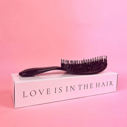 King Hair & Beauty The Jewel Hairbrush- Black